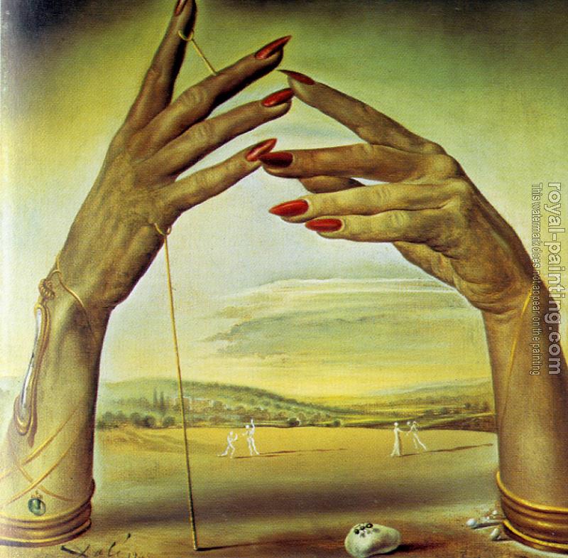 Salvador Dali : Portrait of a Passionate Woman (The Hands)